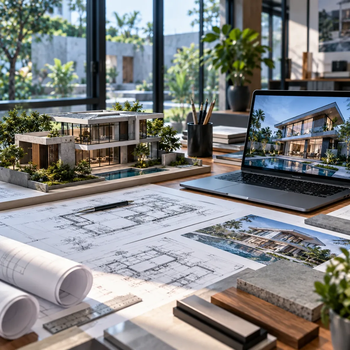 Thiết kế kiến trúc – kết cấu – Hưng Thịnh Build
